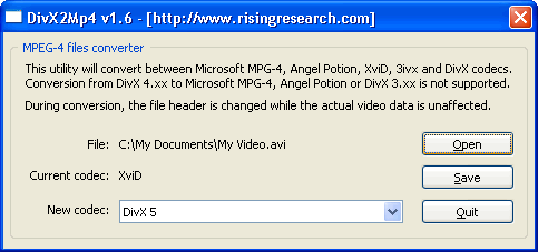 xvid mpeg4 video codec